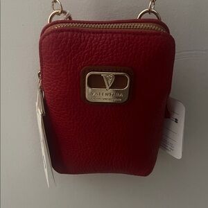 New Valentina Cherry Red Crossbody Bag